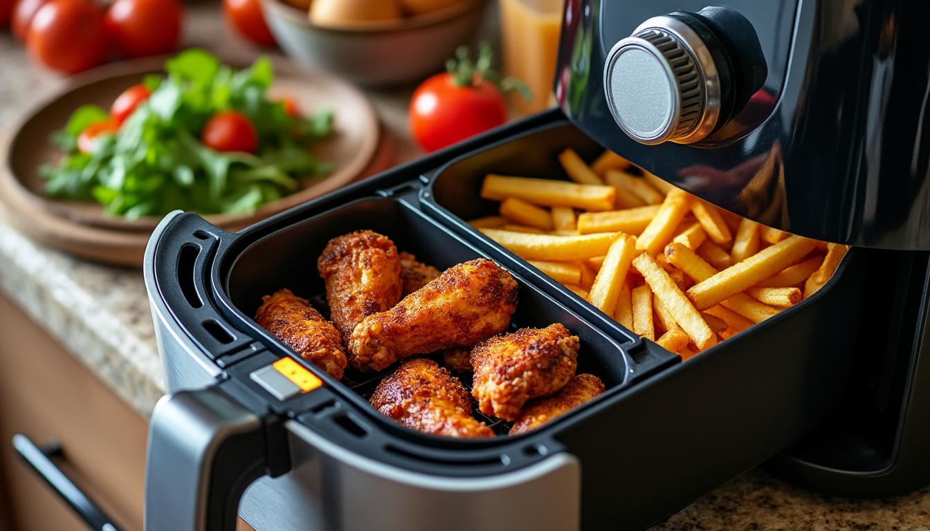 découvrez 18 astuces indispensables pour maximiser l'utilisation de votre air fryer à 2 compartiments. préparez des repas savoureux, gagnez du temps en cuisine et explorez des techniques innovantes pour des plats croustillants et sains. transformez votre façon de cuisiner avec ces conseils pratiques !