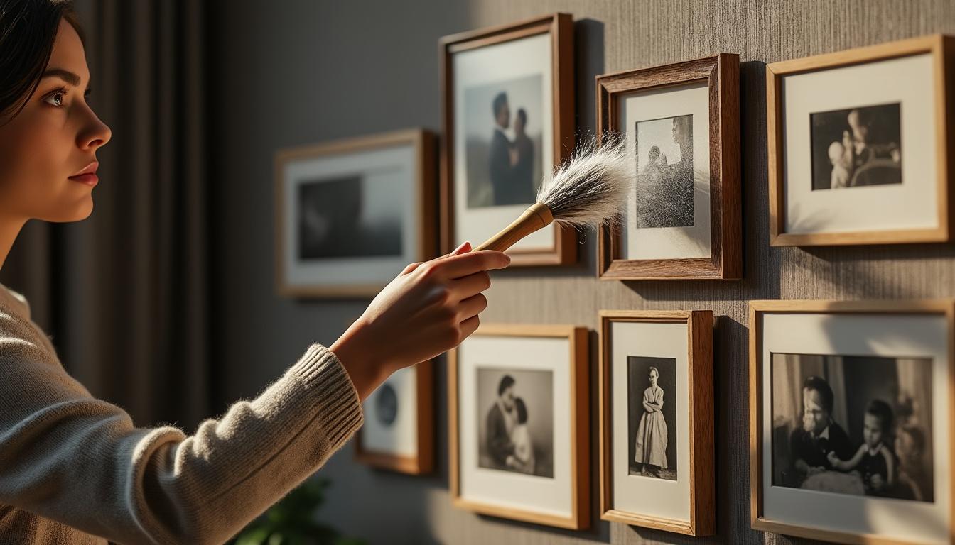 découvrez des astuces pratiques et efficaces pour dépoussiérer vos cadres photos sans avoir à les décrocher. apprenez des méthodes simples pour entretenir vos souvenirs tout en préservant leur intégrité.