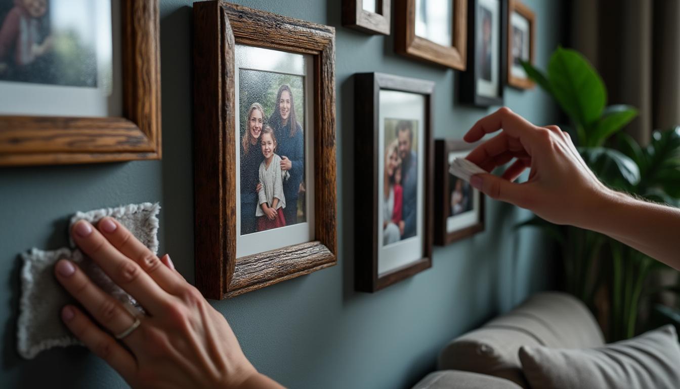 découvrez comment dépoussiérer vos cadres photos sans les décrocher grâce à des astuces simples et efficaces. protégez vos souvenirs tout en préservant l'intégrité de votre décoration intérieure !