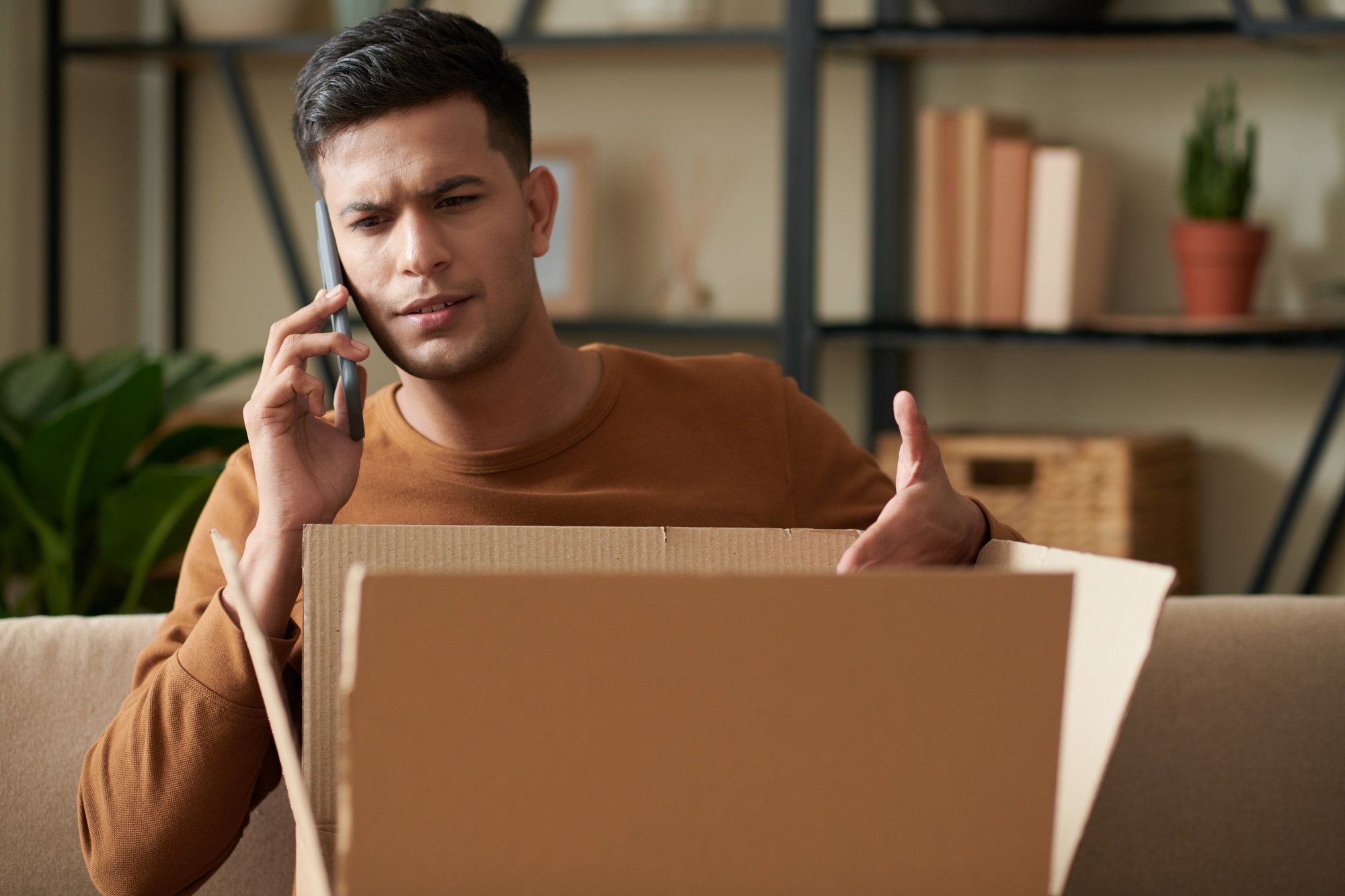 Angry Customer Calling to Delivery Service