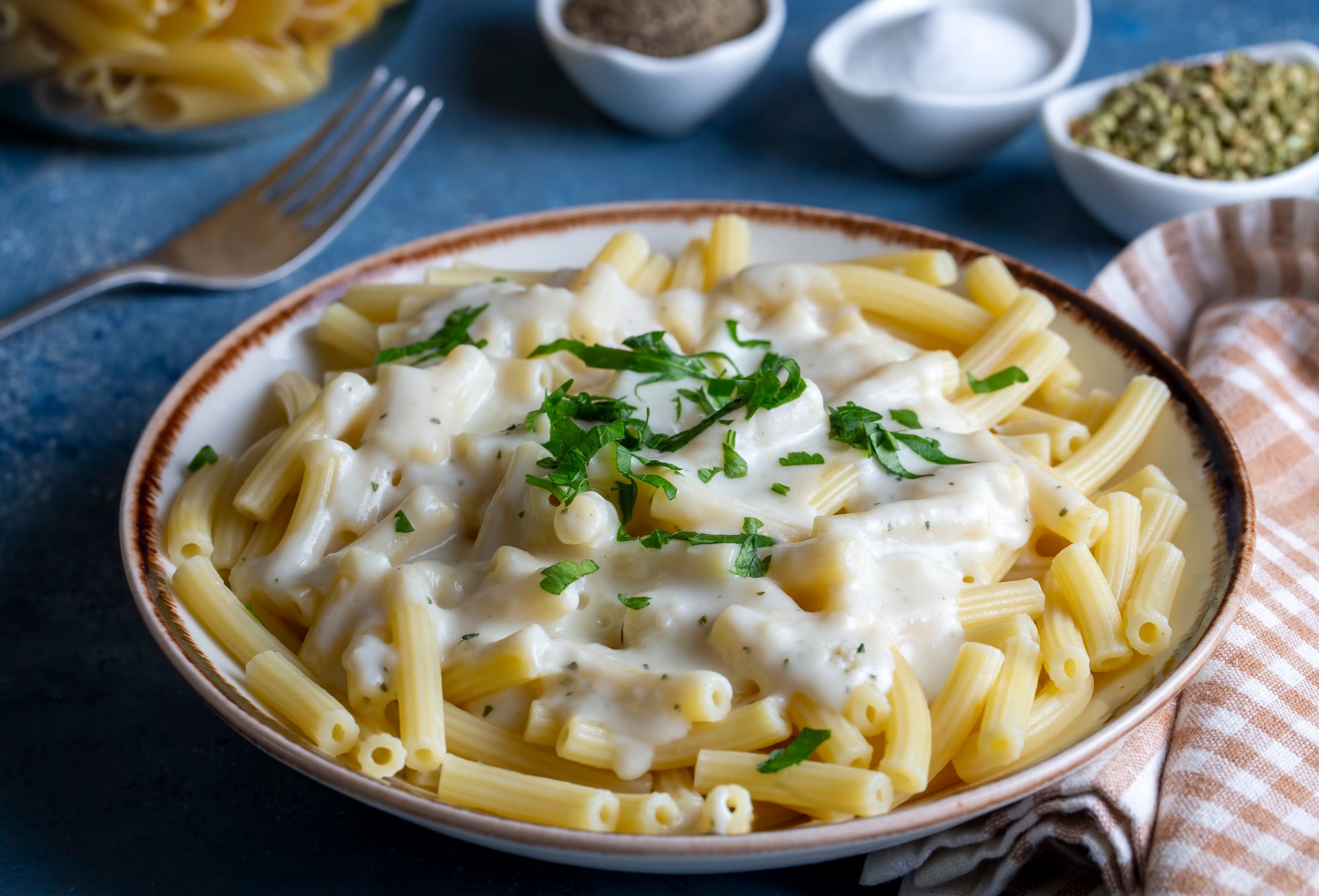 Delicious dishes; Cheese Sauce Pasta
