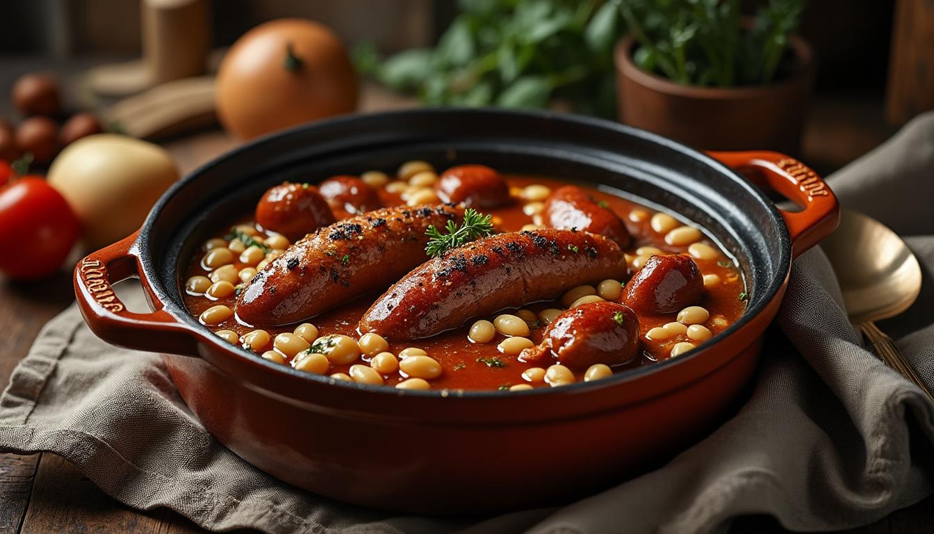 découvrez le cassoulet de castelnaudary escudier, une recette authentique du sud-ouest qui vous invite à un véritable voyage gustatif. plongez dans les saveurs traditionnelles d’un plat emblématique, préparé avec passion et savoir-faire.