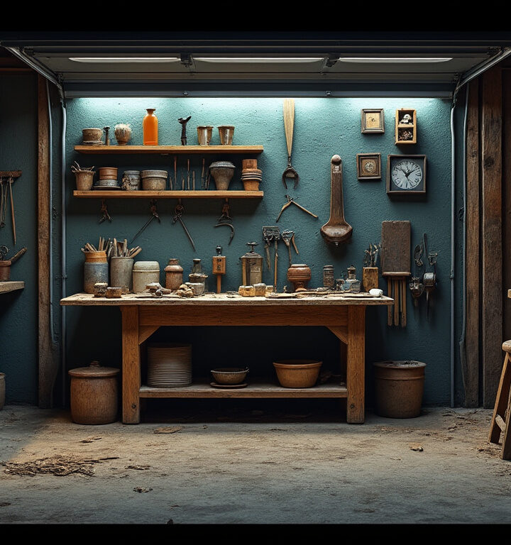Organiser un atelier de bricolage dans un petit garage