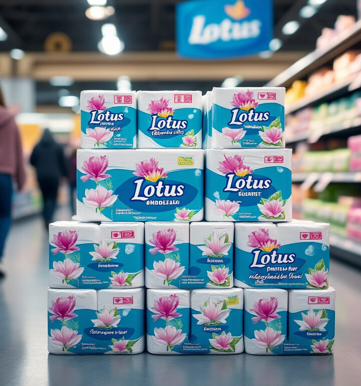 Promotions sur le papier toilette Lotus en gros chez Intermarché à ne pas rater