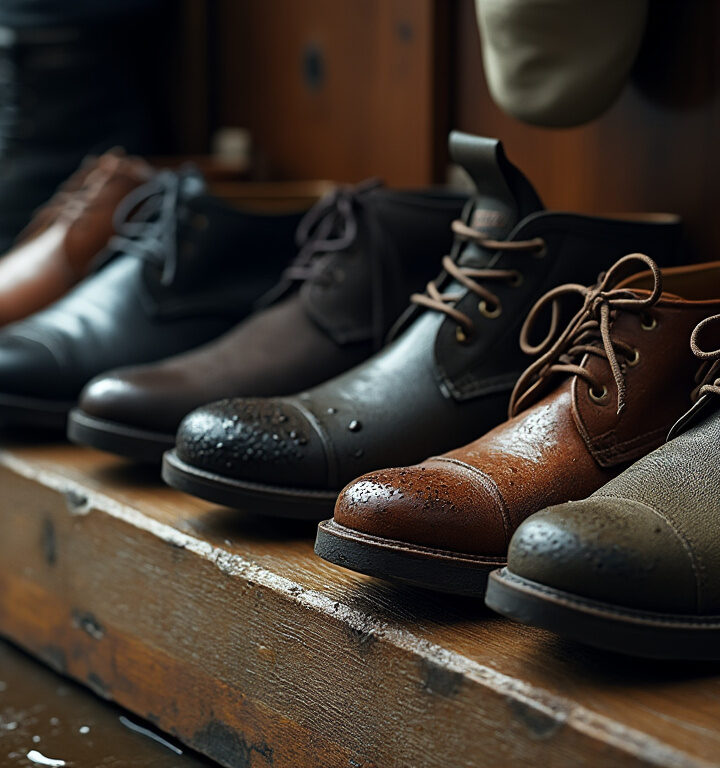 Ranger des chaussures mouillées sans créer de moisissure