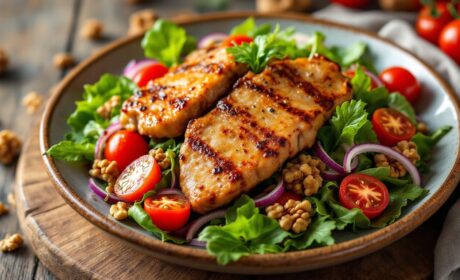 Découvrez la recette salade périgourdine aux gésiers confits qui va ravir vos convives