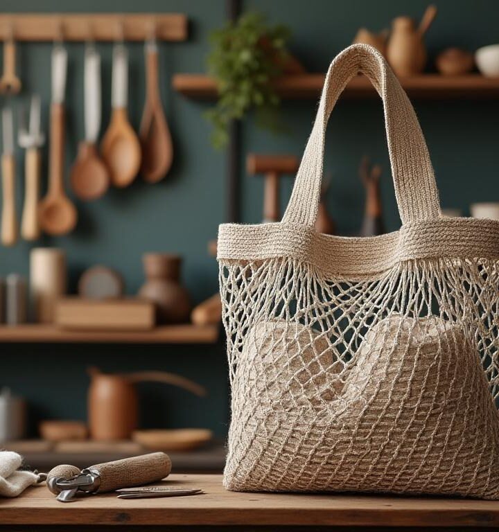 Cabas en filet de pêche recyclé : comment les fabriquer et où les acheter ?