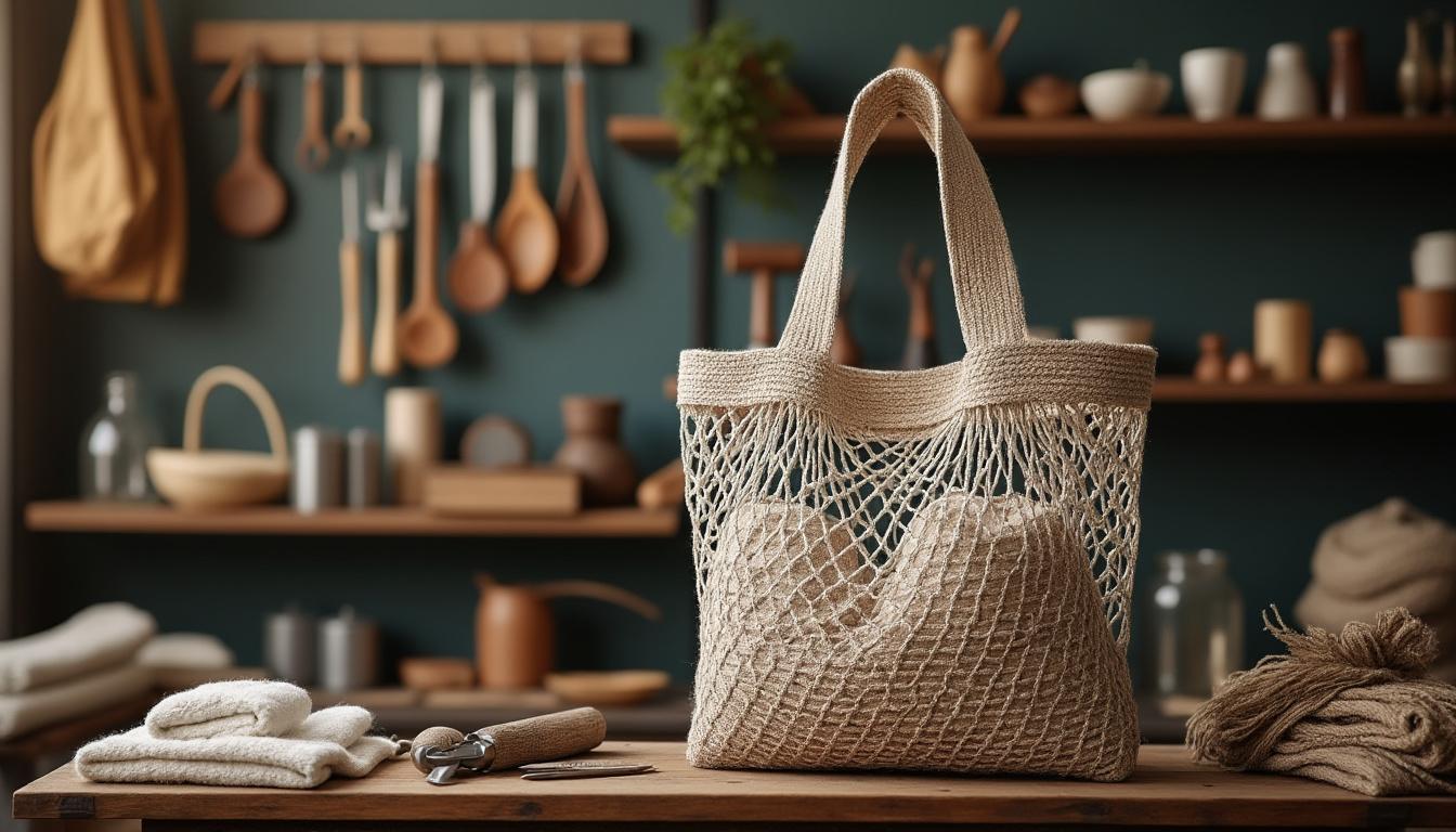 découvrez comment fabriquer des cabas en filet de pêche recyclé et trouvez où les acheter pour allier écologie et style au quotidien.