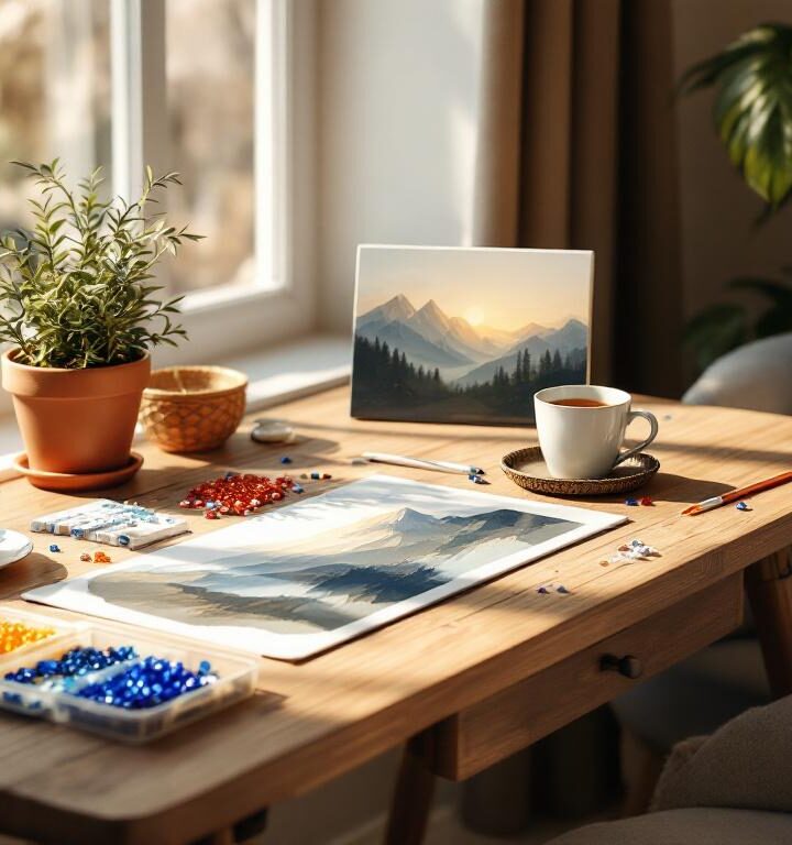 Les diamond paintings : Un art thérapeutique à découvrir