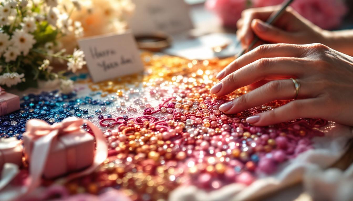 découvrez pourquoi les broderies diamant sont des cadeaux personnalisés parfaits, alliant créativité, éclat et une touche unique pour émouvoir vos proches.