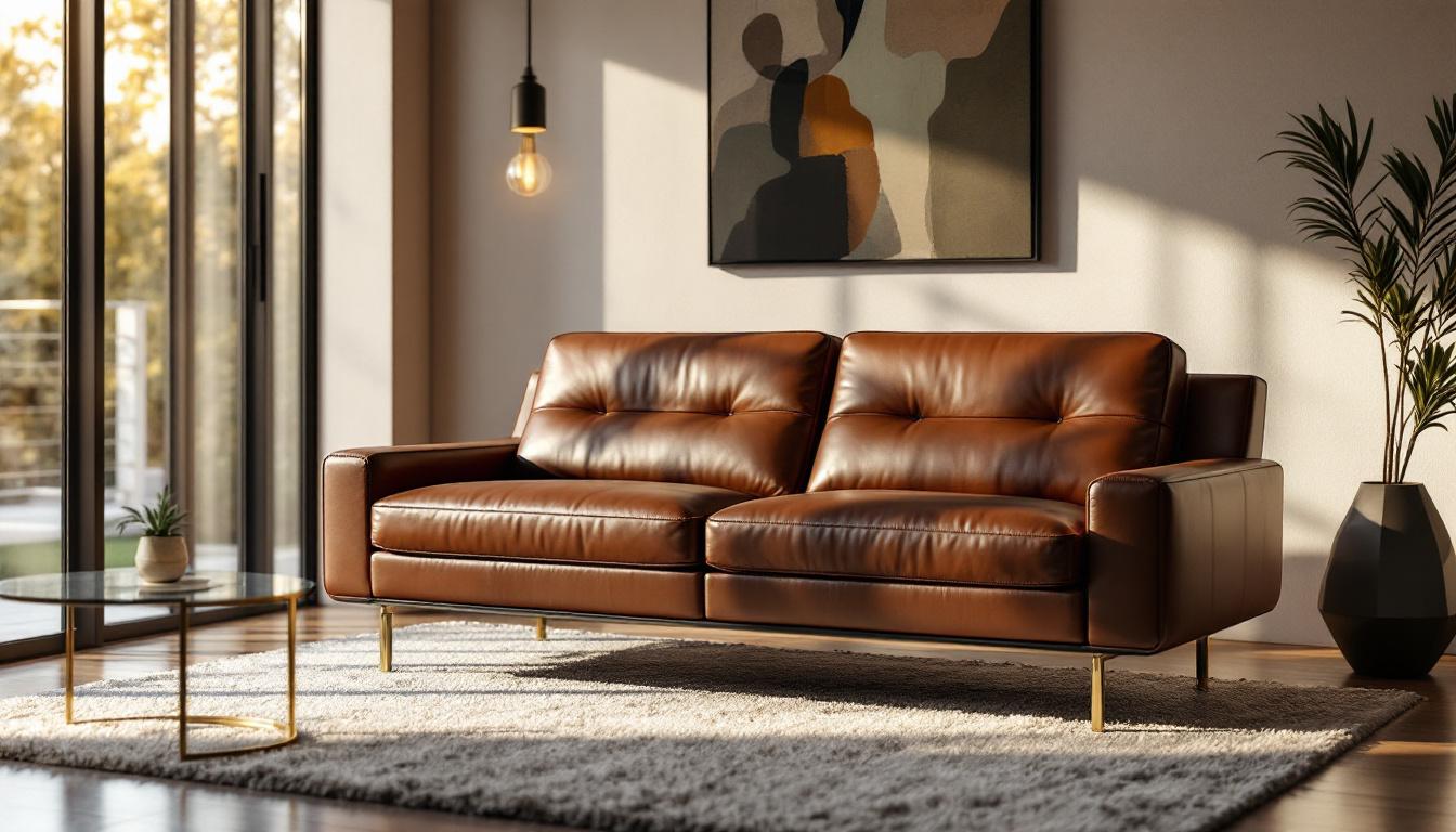 découvrez notre sélection de luxe des meilleurs canapés convertibles 2 places en cuir, alliant confort, élégance et qualité pour sublimer votre intérieur.