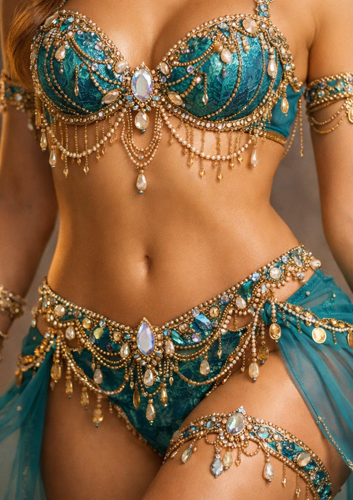 Découvrez comment choisir un ensemble lingerie inspiration danse orientale qui sublime vos mouvements