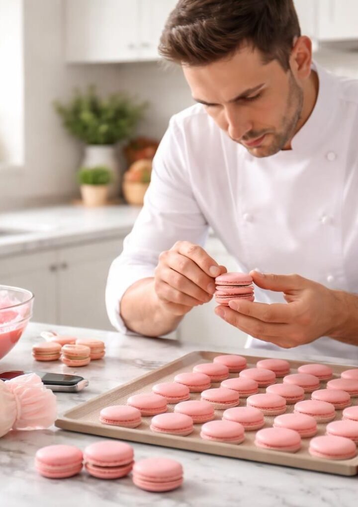 Comment réaliser des macarons à la fraise comme un chef ?