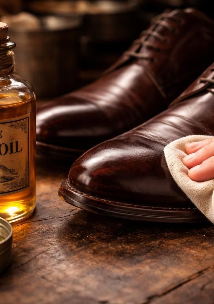 Huile de vison pour chaussure : le secret pour nourrir le cuir en profondeur