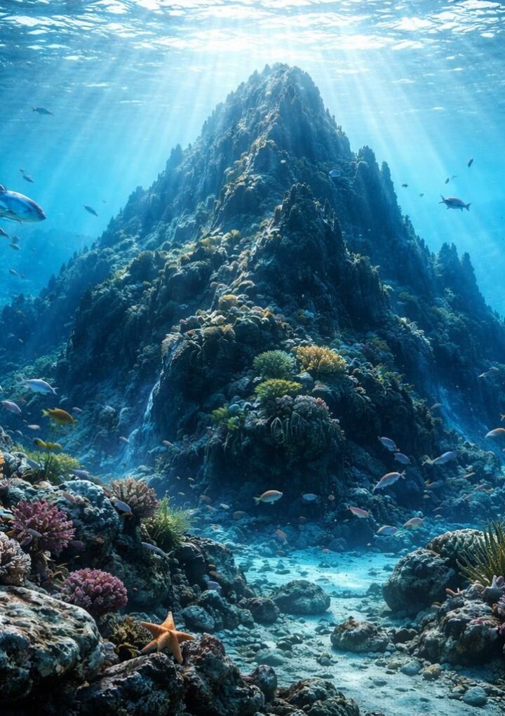 Les espèces marines vivant près de la plus haute montagne du monde sous marine