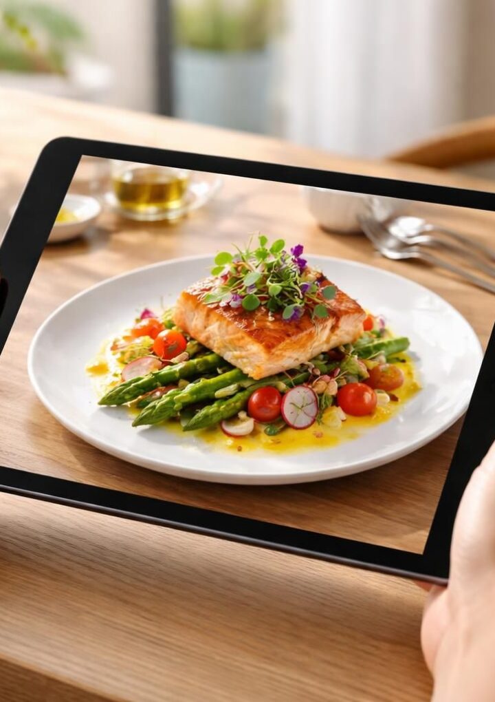 Photos de plats : publier vos recettes plus proprement grâce à une tablette tactile