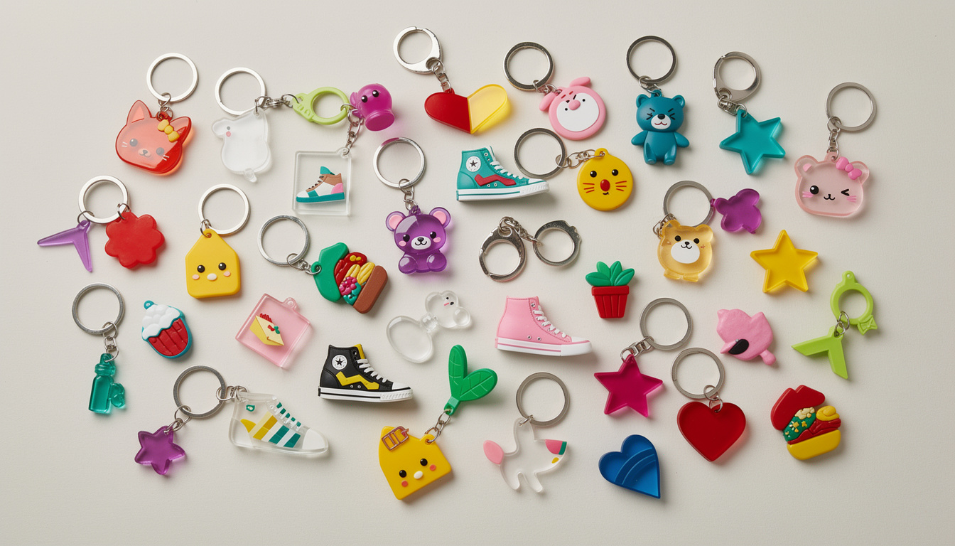 découvrez notre collection unique de porte-clés assortis à votre cabas pour jouer avec les couleurs et personnaliser votre style avec originalité.