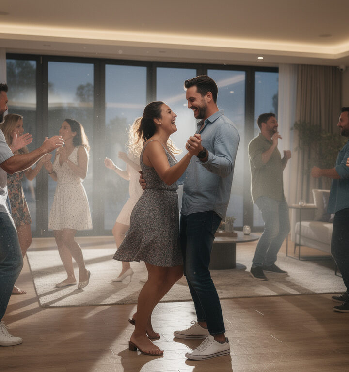 Transformez votre maison en piste de danse pour une soirée dansante entre amis