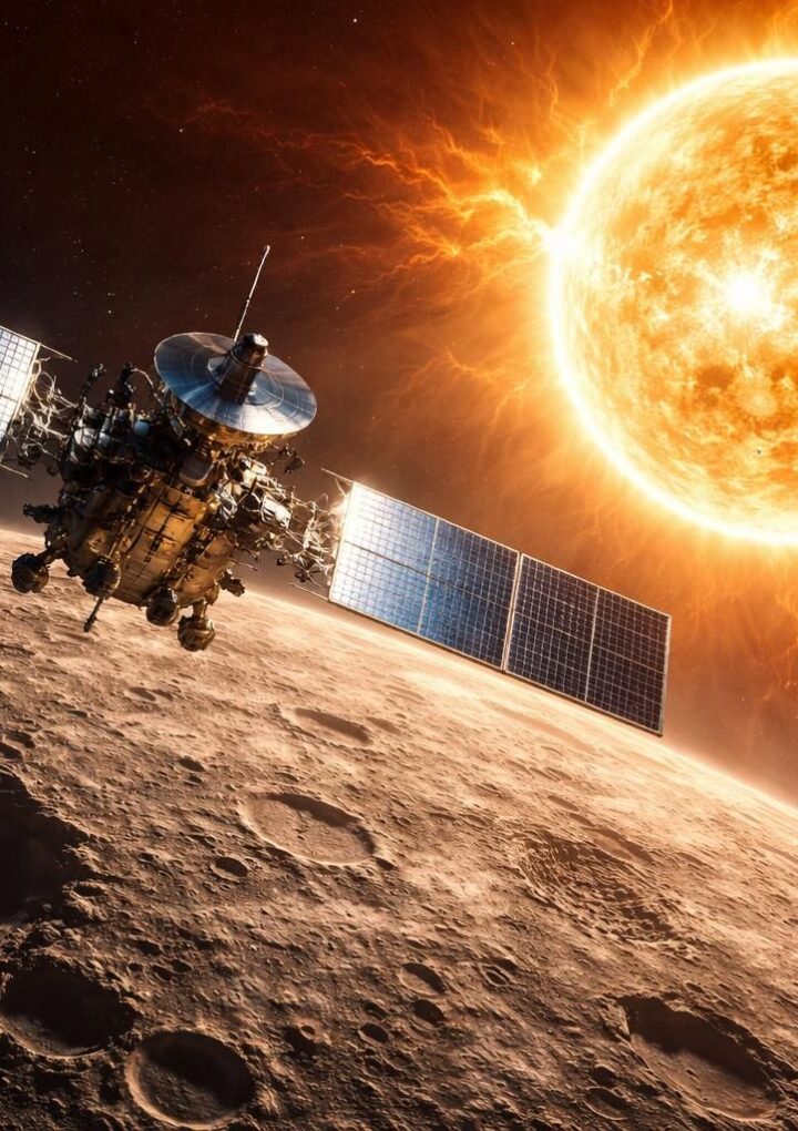 Exploration de Mercure, planète voisine immédiate du soleil