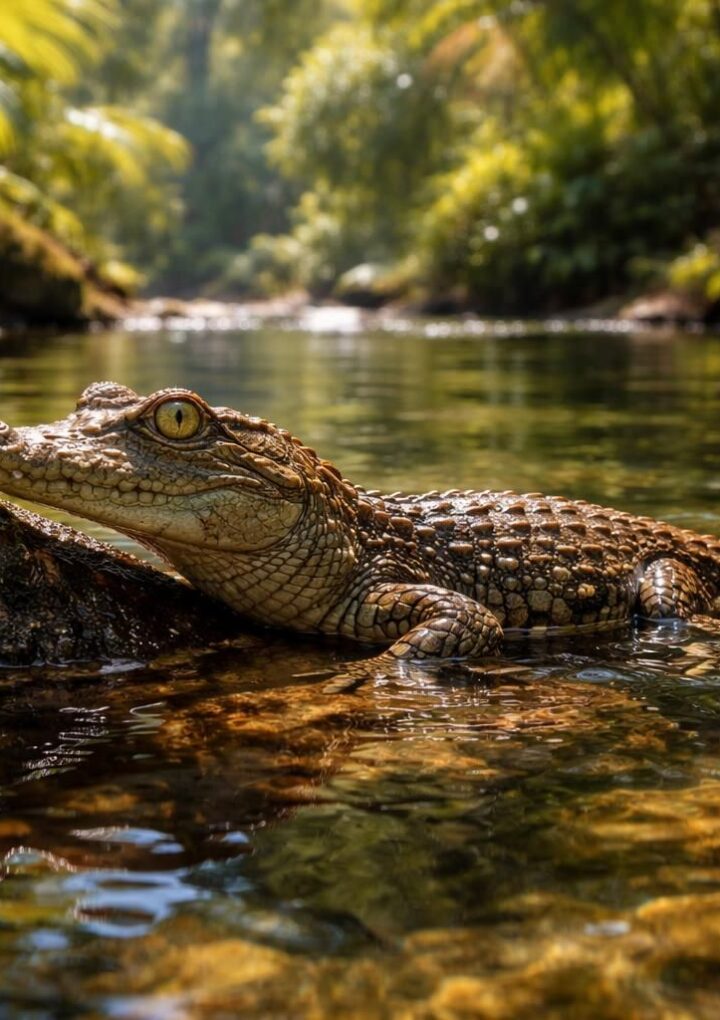 Nom spécifique du bébé crocodile dans son milieu naturel