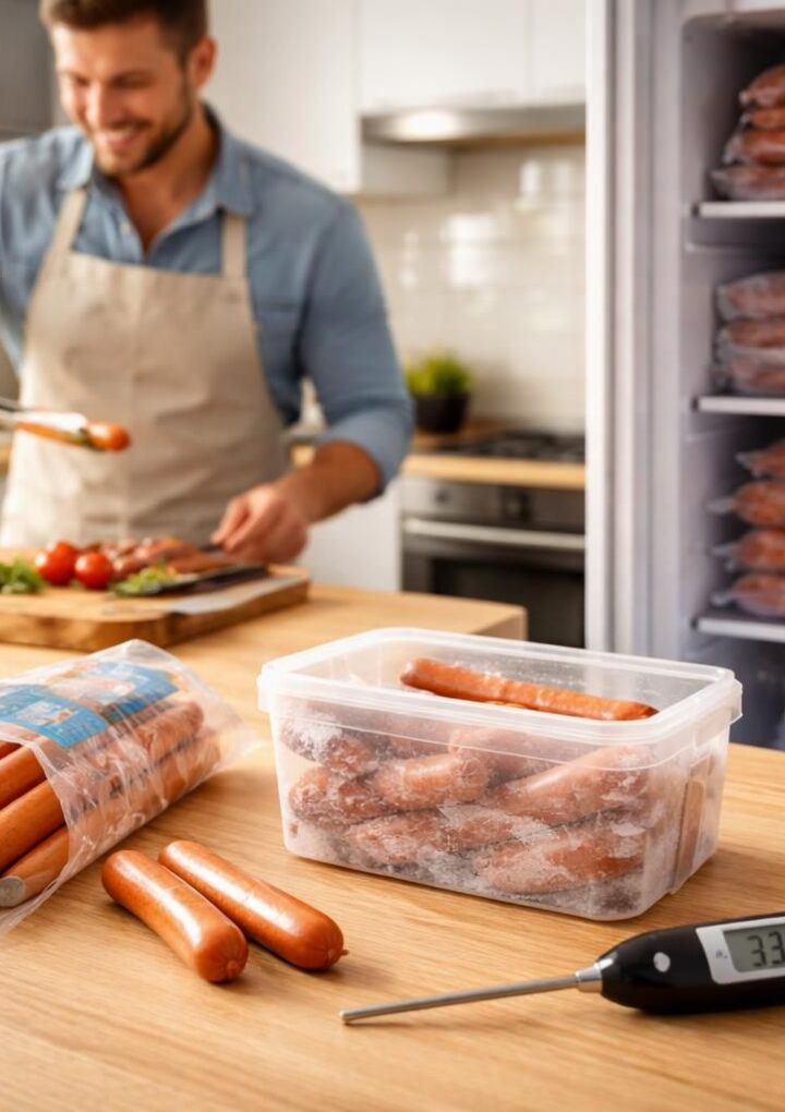 Découvrez si on peut congeler des knackis sans perdre de saveur !