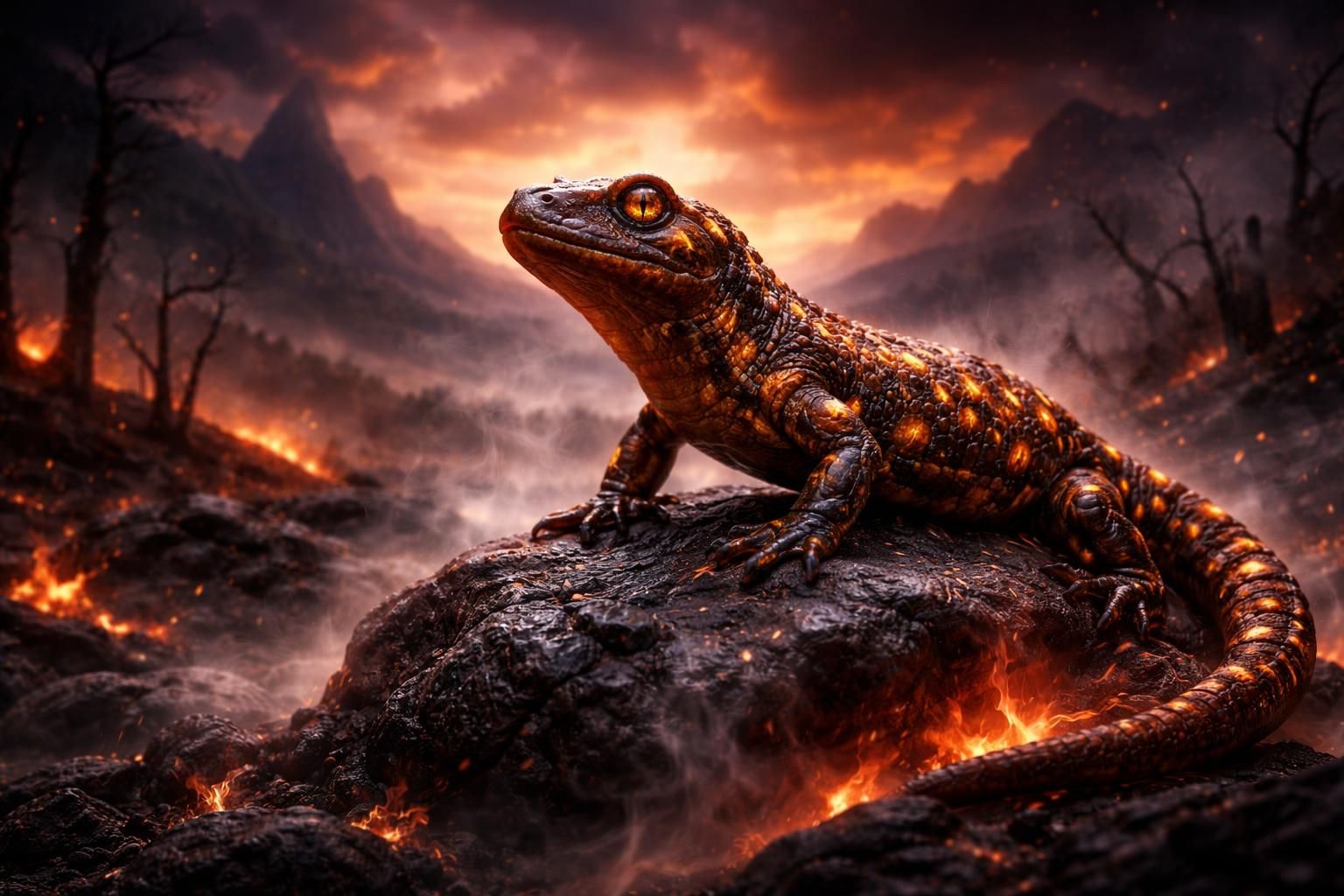 découvrez la salamandre symbolique et son rôle puissant comme emblème de résilience dans les mythes à travers les âges.