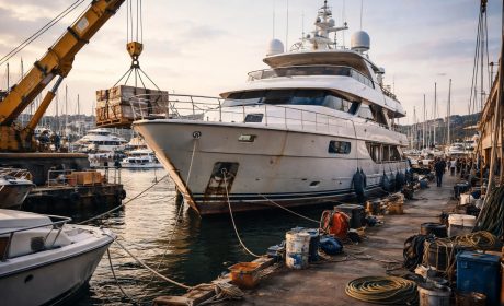 Gros bateau à vendre : coûts cachés (place, manutention et entretien)