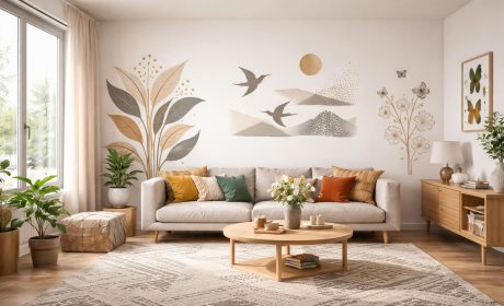 Stickers muraux : idées pour personnaliser votre salon
